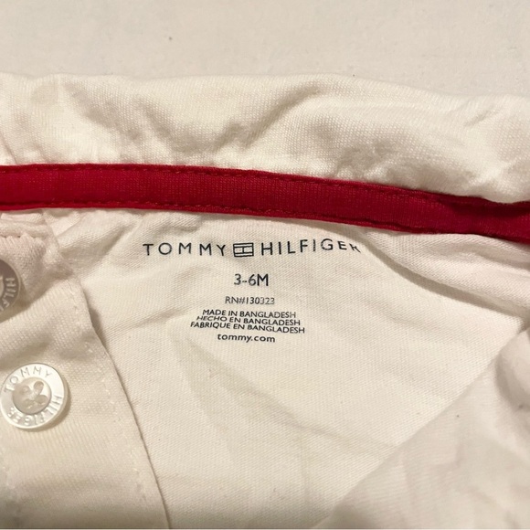 Tommy Hilfiger Baby Polo Shirt Size 3-6 Month Tshirt - Picture 3 of 16